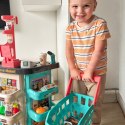  Sklep Supermarket i Wózek Koszyk Sklepowy Kasa Waga Skaner 47 akc