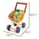  Sklep Supermarket z Wózkiem Waga Kasa Skaner + 48 Akc.