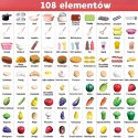  Zestaw Akcesoriów Kuchennych Zabawka do Gotowania 108 el