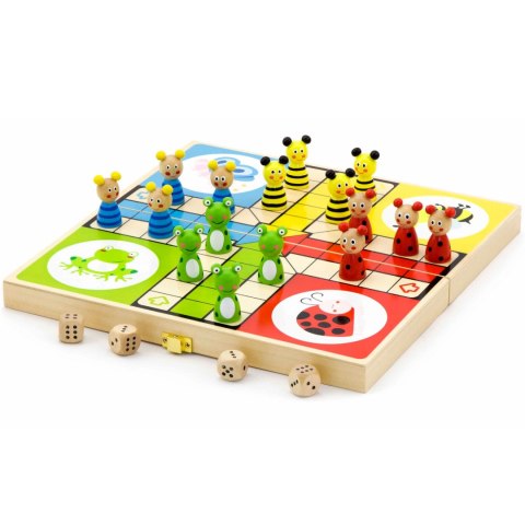  Drewniana gra Ludo Chińczyk