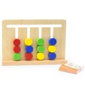  Gra Logiczna Odwzoruj Kolory i Figury Sorter Montessori