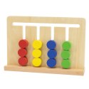  Gra Logiczna Odwzoruj Kolory i Figury Sorter Montessori
