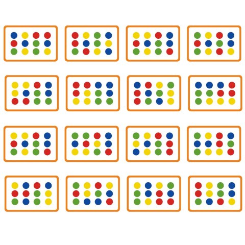  Gra Logiczna Odwzoruj Kolory i Figury Sorter Montessori