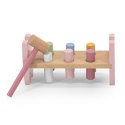  PolarB Drewniana Przebijanka Wbijanka z Młoteczkiem Lisek Montessori