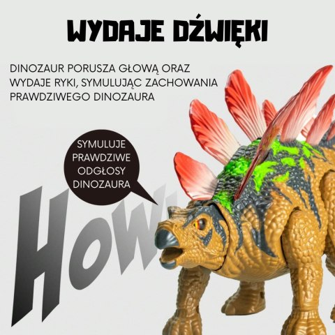  Dinozaur Zdalnie Sterowany RC Robot Stegozaur