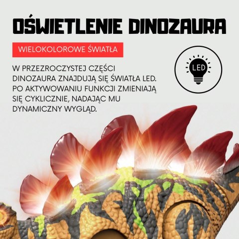  Dinozaur Zdalnie Sterowany RC Robot Stegozaur