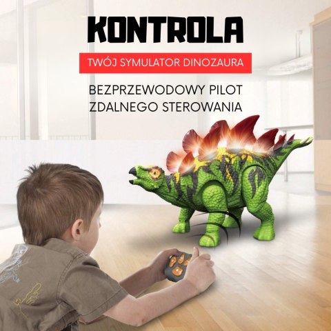  Dinozaur Zdalnie Sterowany RC Robot Stegozaur