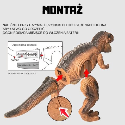  Dinozaur Zdalnie Sterowany RC Robot T-Rex