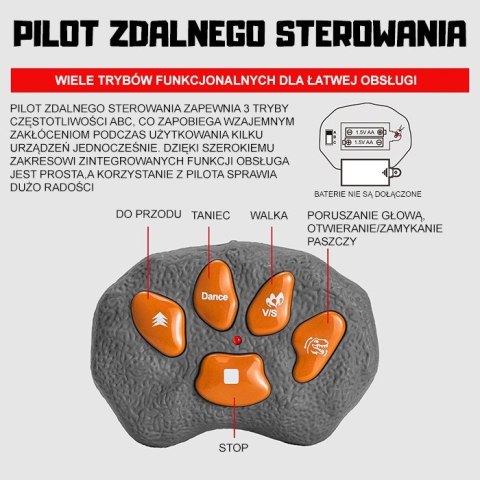  Dinozaur Zdalnie Sterowany RC Robot T-Rex