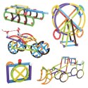  Klocki Konstrukcyjne Matematyczne 3D Edukacyjne 155 el.