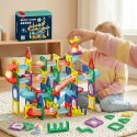  Klocki Magnetyczne Konstrukcyjne 3D Zestaw Edukacyjny Tor Kulkowy 105el.