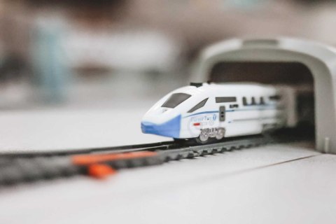  Kolejka Elektryczna Ogromny 914 cm Tor Most Tunel 86 el.