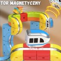  Magiczna Kolejka Kostkowa Klocki Konstrukcyjne Tor Antygrawitacyjny Magnetyczny 18el..