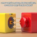  Magiczna Kolejka Kostkowa Klocki Konstrukcyjne Tor Antygrawitacyjny Magnetyczny 18el..