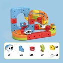  Magiczna Kolejka Kostkowa Klocki Konstrukcyjne Tor Antygrawitacyjny Magnetyczny 32el.