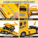  Samochód Laweta z Pojazdami Budowlanymi