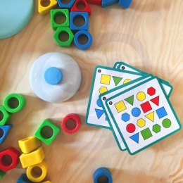  Układanka Montessori Dinozaur Gra Zręcznościowa Dopasuj Kształty