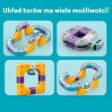  Zestaw Konstrukcyjny Magnetyczny Tor Kolejowy z Efektem Przyciągania 38 el.