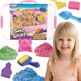  Zestaw Piasek Kinetyczny SAND SPIRIT Zamek 24 el.
