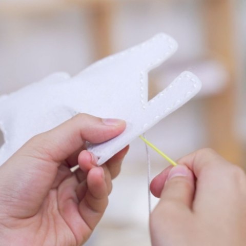  Zestaw do szycia dla dzieci PIESKI breloczek DIY