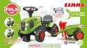 FALK Traktorek Baby Claas Zielony z Przyczepką + akc. od 1-3 lat