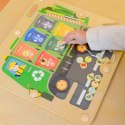  Tablica Magnetyczna Segregowanie Odpadów Ciężarówka do Recyklingu Montessori