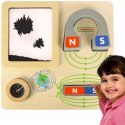  Zabawa Magnetyczna Tablica Edukacyjna Kompas Montessori