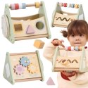  Drewniana Układanka Sorter Kształtów Montessori Klocki Liczydło PolarB