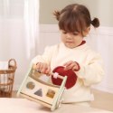  Drewniana Układanka Sorter Kształtów Montessori Klocki Liczydło PolarB