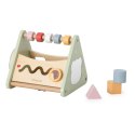  Drewniana Układanka Sorter Kształtów Montessori Klocki Liczydło PolarB
