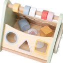  Drewniana Układanka Sorter Kształtów Montessori Klocki Liczydło PolarB