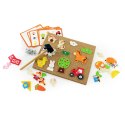  Przybijanka Drewniana Farma Tablica Korkowa Montessori