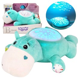  BABY Przytulanka Projektor 2w1 Usypiacz Hipopotam