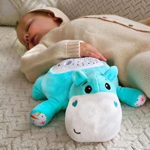  BABY Przytulanka Projektor 2w1 Usypiacz Hipopotam