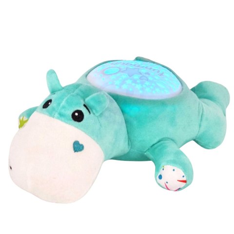  BABY Przytulanka Projektor 2w1 Usypiacz Hipopotam