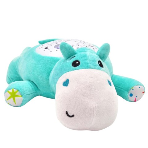  BABY Przytulanka Projektor 2w1 Usypiacz Hipopotam