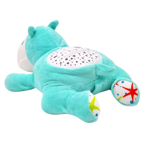  BABY Przytulanka Projektor 2w1 Usypiacz Hipopotam