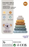  BABY Zestaw Edukacyjna Piramidka Koala 2w1 Gryzak