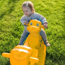  Bujak Wieloosobowy Dino Huśtawka Równoważna Żółta