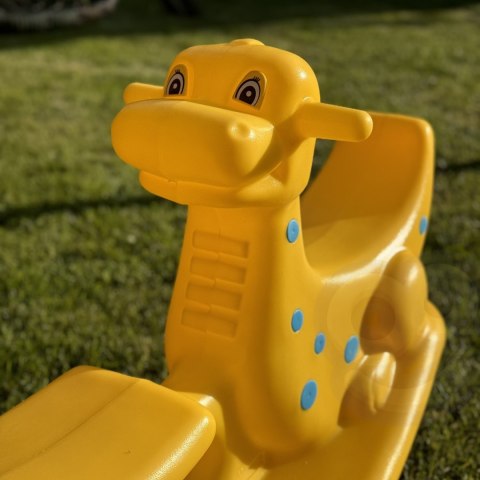  Bujak Wieloosobowy Dino Huśtawka Równoważna Żółta