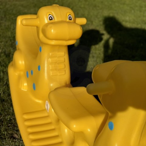  Bujak Wieloosobowy Dino Huśtawka Równoważna Żółta