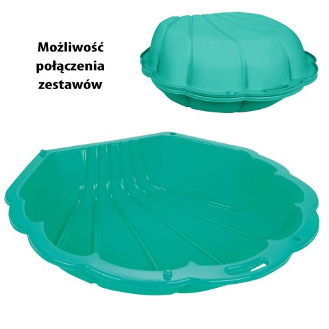  Piaskownica Basen Muszelka Zielona 3w1 Suchy Basen 1 szt.