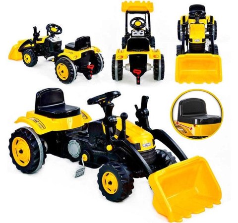  Traktor Na Pedały Farmer MaxTrac Classic Łyżka Spychacz