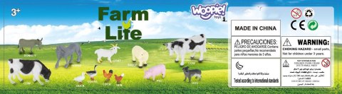  Zestaw Figurki Zwierzęta Farma 34 szt.