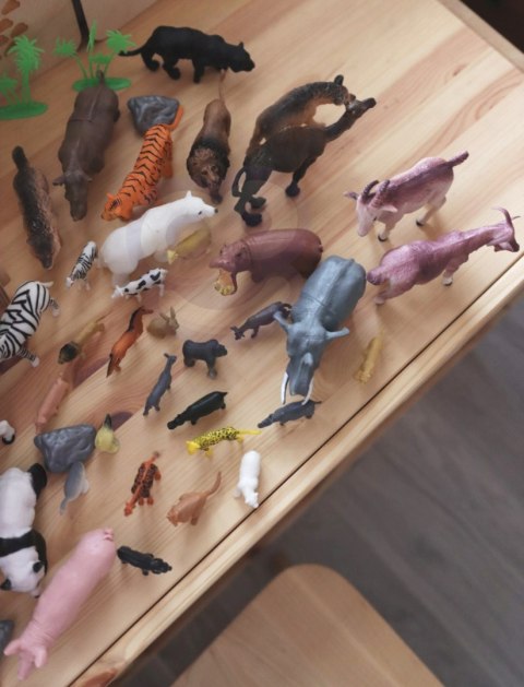  Zestaw Figurki Zwierzęta XXL 58 szt.