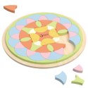 CLASSIC WORLD Pastelowa Mandala Układanka Montessori Mozaika Kwiaty