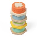 CLASSIC WORLD Sorter Montessori Kształtów i Kolorów Układanka Wieża