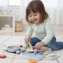 TOOKY TOY Drewniana Kuchnia z Akcesoriami - Zestaw Małego Kucharza