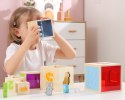  Drewniana Piramidka Edukacyjna Montessori Sorter Klocki Układanka