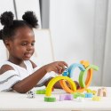 Drewniana Tęcza Układanka Klocki Kreatywne Montessori